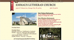 Desktop Screenshot of emmaus-lutheran.org